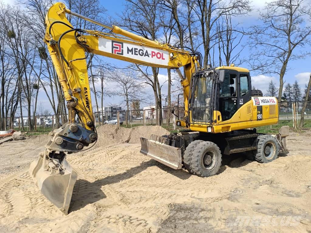 Komatsu PW180-7E0 Excavatoare cu roti