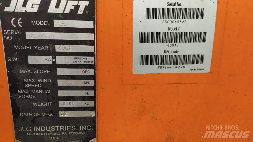 JLG 800 AJ Nacele cu brat articulat