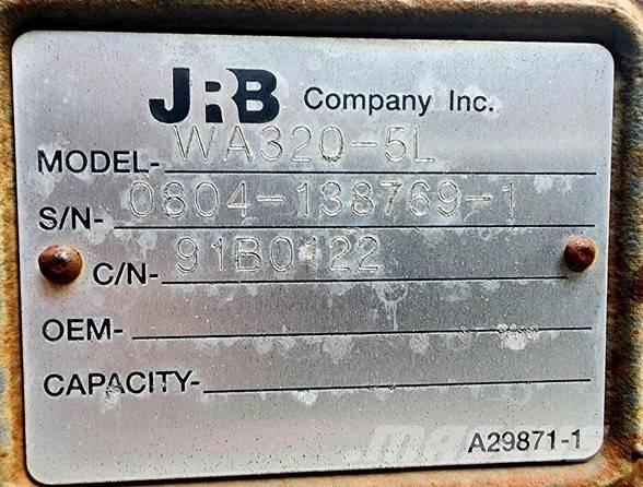 JRB WA 320-5L Alte componente
