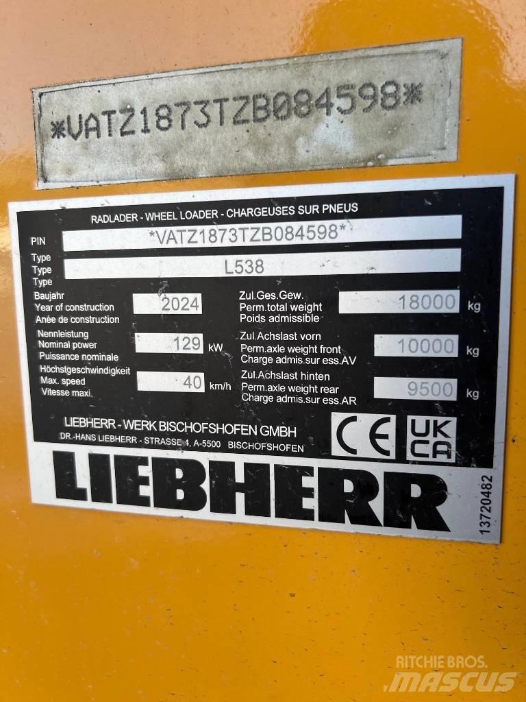 Liebherr L 538 Incarcator pe pneuri