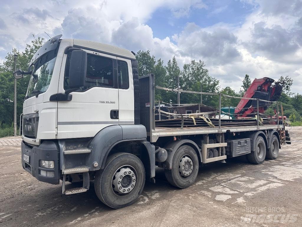 MAN TGS 35.360 8x4 Camioane cu macara