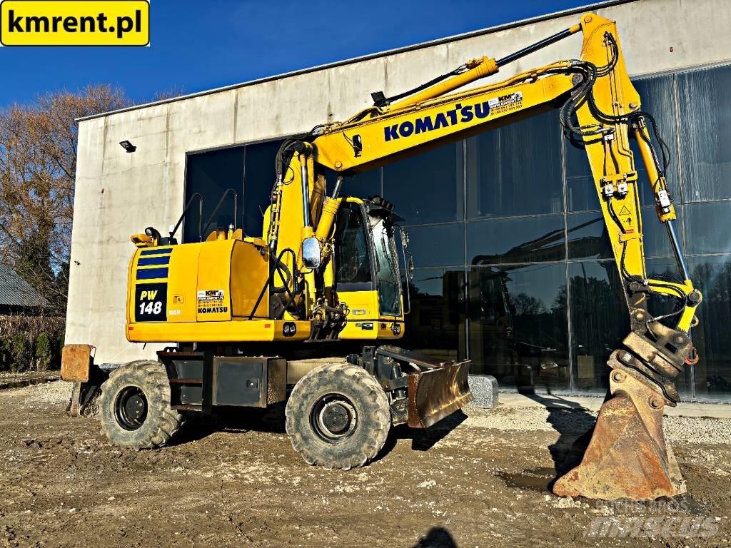 Komatsu PW 148 Excavatoare cu roti