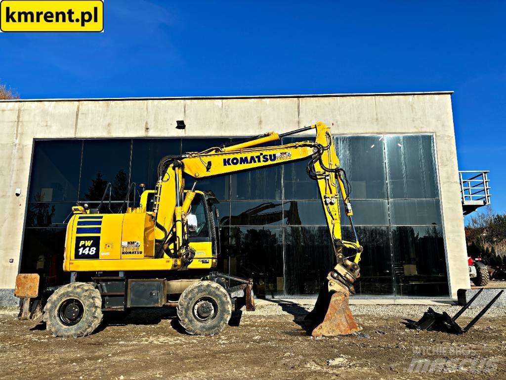 Komatsu PW 148 Excavatoare cu roti