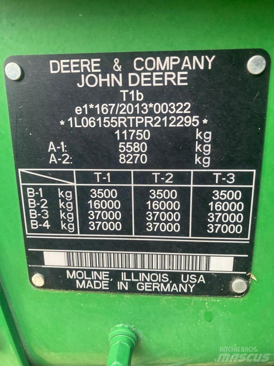 John Deere 6R 155 Tractoare