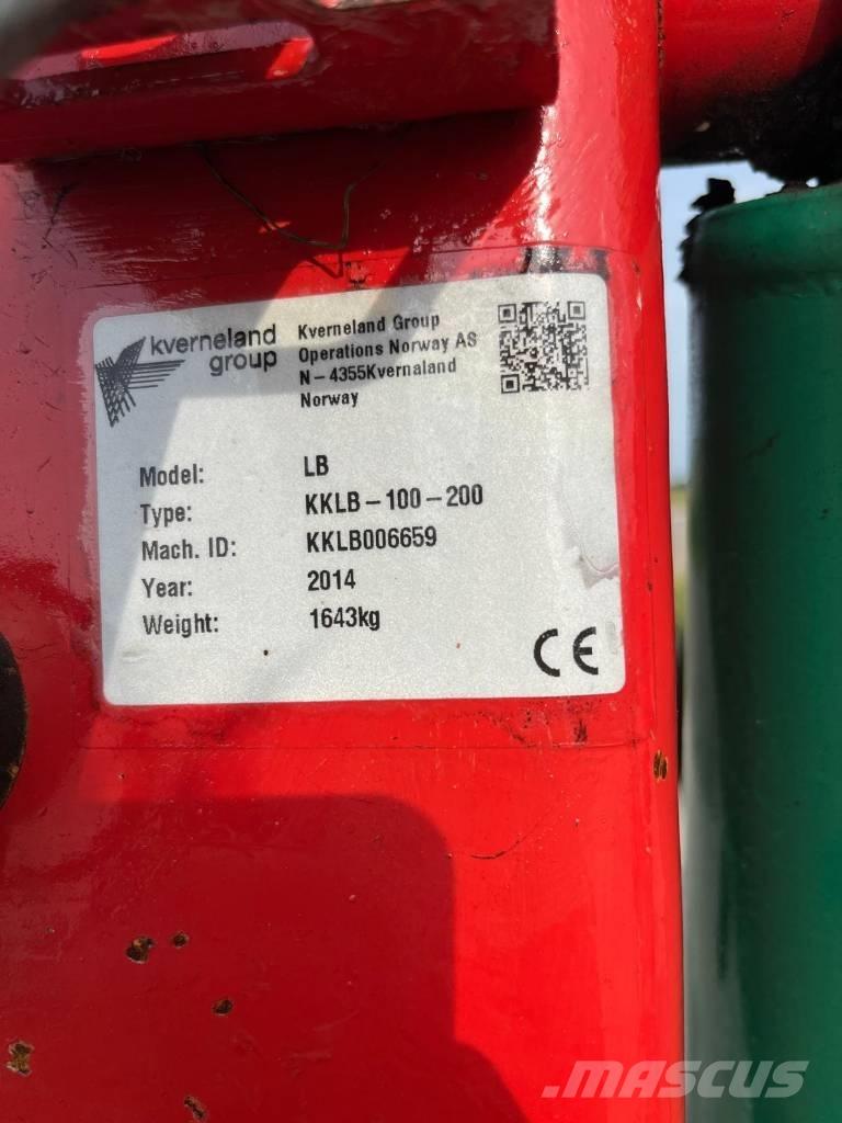 Kverneland LB100-200 Pluguri reversibile