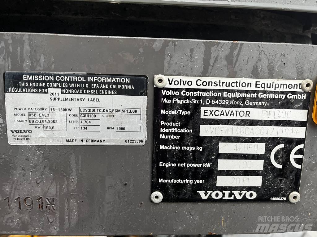 Volvo EW 140 C Excavatoare cu roti