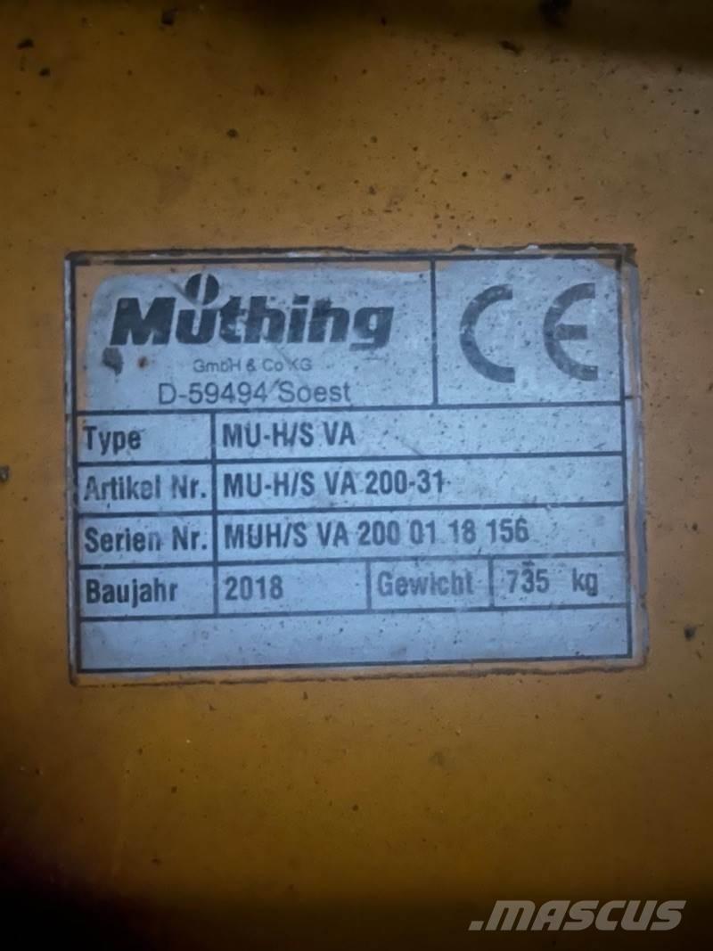 Müthing MU- H/S V A Alte echipamente pentru nutret