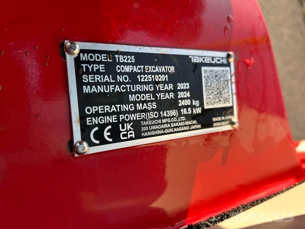 Takeuchi TB 225A V3 Mini excavatoare < 7t