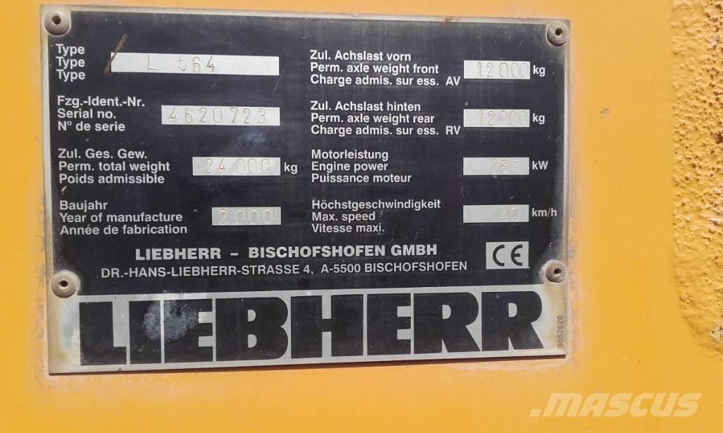 Liebherr L 564 Incarcator pe pneuri