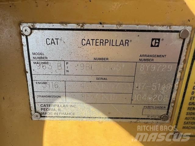 CAT 963 B Încarcatoare cu excavator