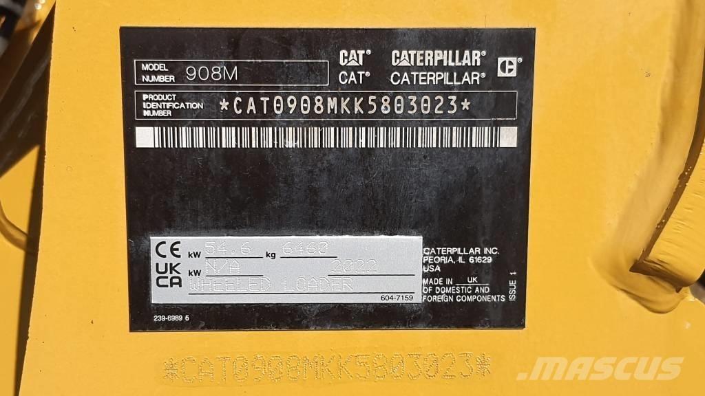 CAT 908M  Cat 908 Incarcator pe pneuri