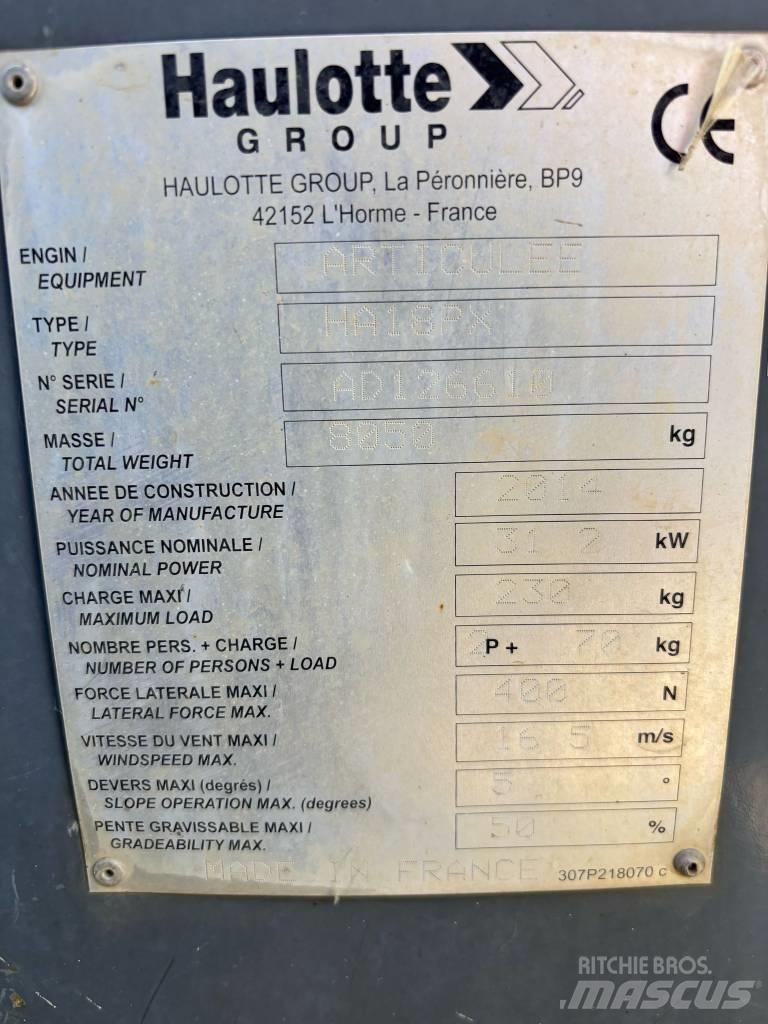 Haulotte HA 18 PX Nacele cu brat articulat