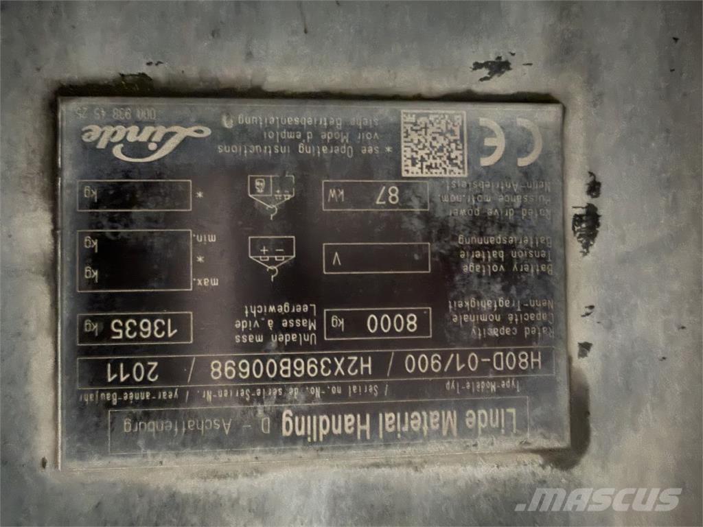 Linde H80D-01/900 Stivuitor diesel