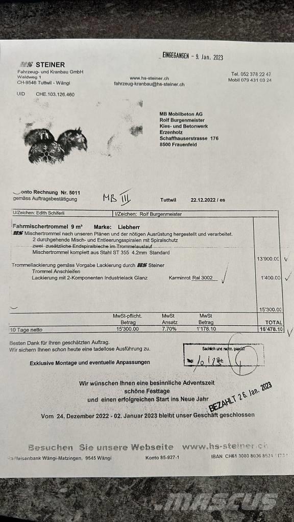 MAN 35.400 Betoniera