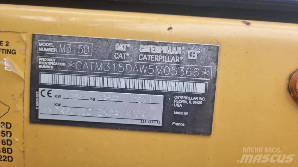 CAT M 315 D Excavatoare cu roti