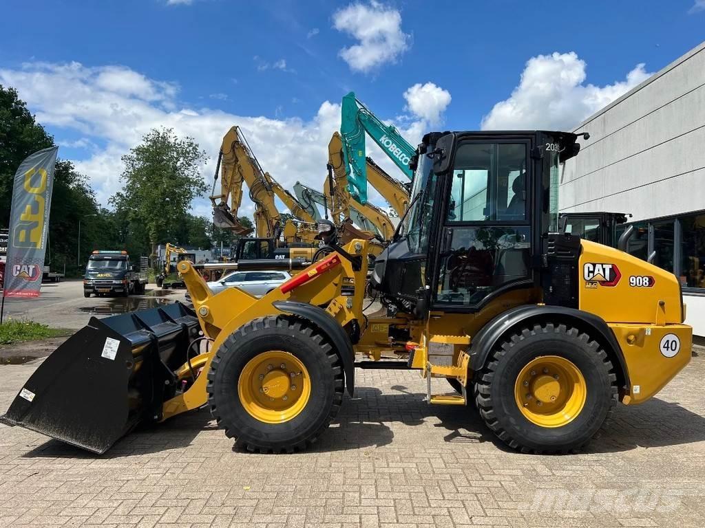 CAT 908 Next gen Incarcator pe pneuri