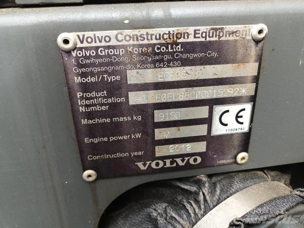 Volvo ECR 88 PLUS Excavatoare 7t - 12t