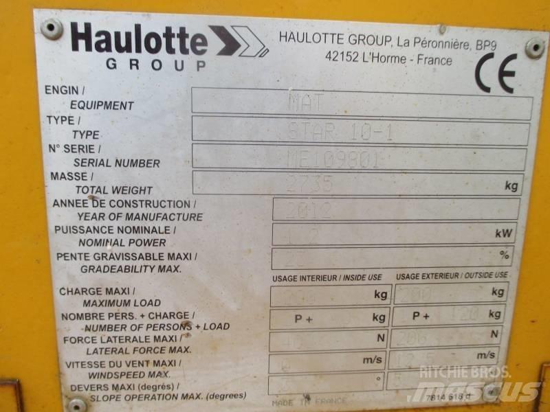 Haulotte Star 10 Ascensoare verticale catarg