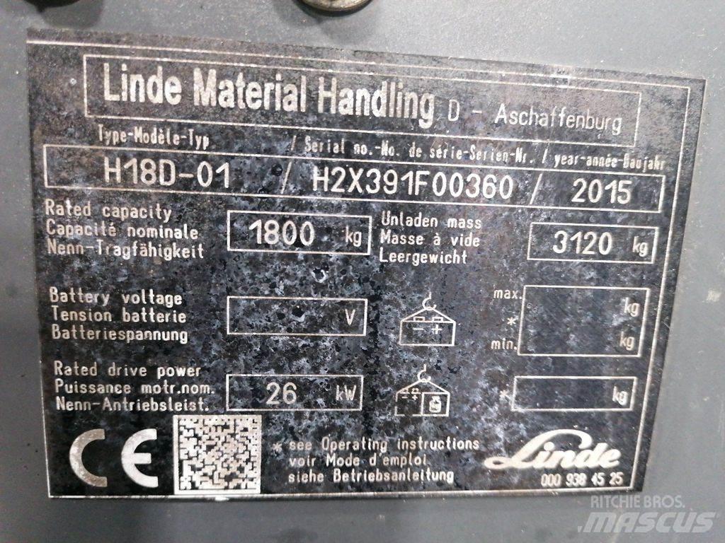 Linde H18D-01 Stivuitor GPL