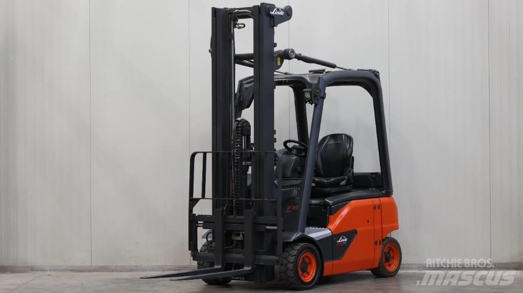 Linde E 16 P Stivuitor electric