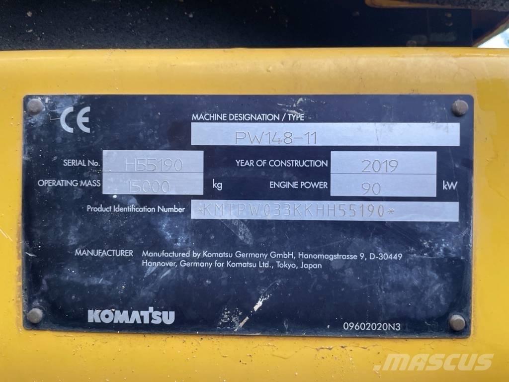 Komatsu PW 148-11 Excavatoare cu roti