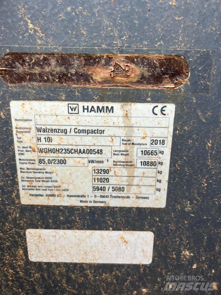 Hamm H10i Compactoare sol