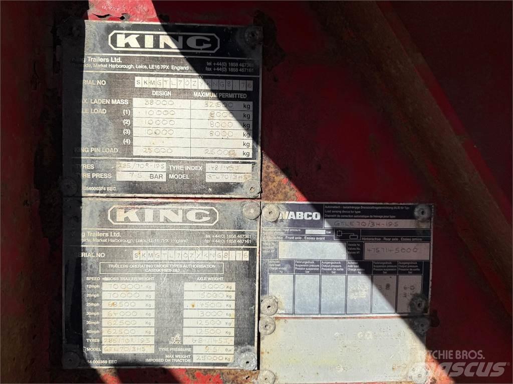 King PPV Lavetti Semi-remorca agabaritica