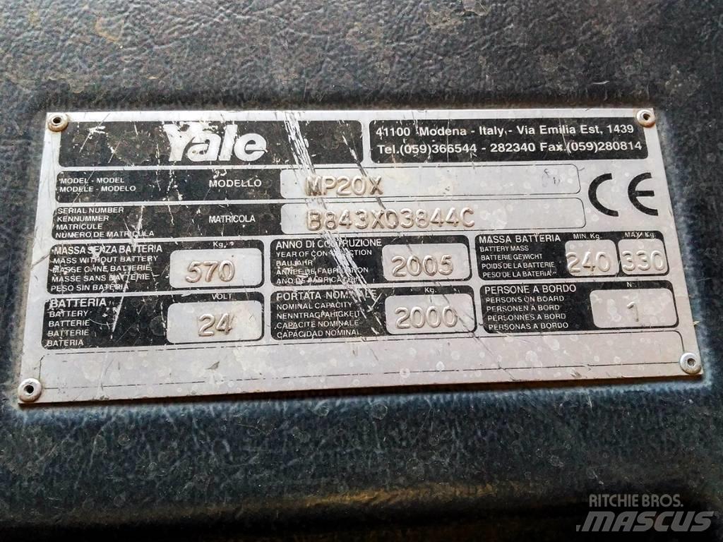 Yale MP20X Transpaleta cu platforma
