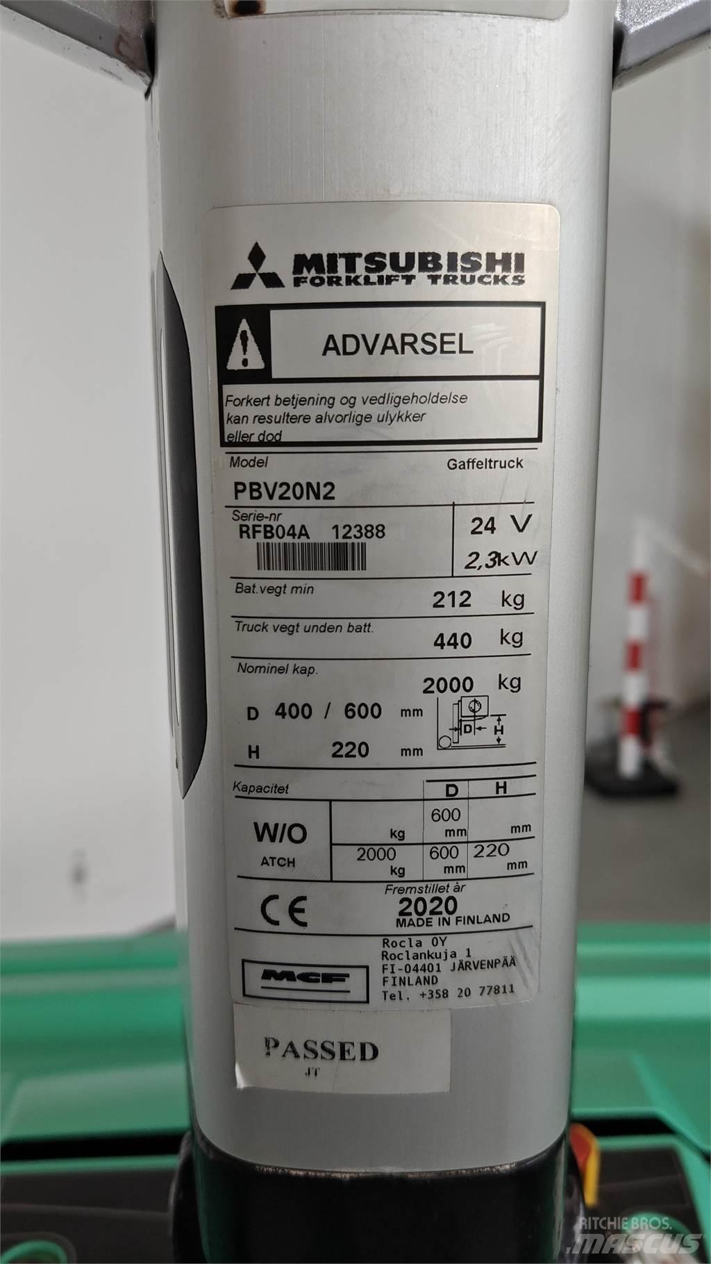 Mitsubishi PBV20N2 Strivuitoare-altele