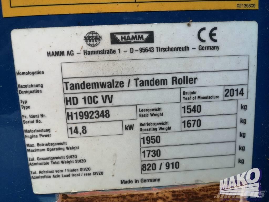 Hamm HD 10 C VV Cilindri compactori dubli