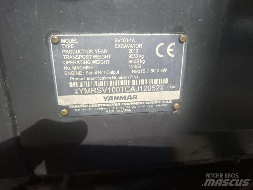 Yanmar SV 100-1A Excavatoare 7t - 12t