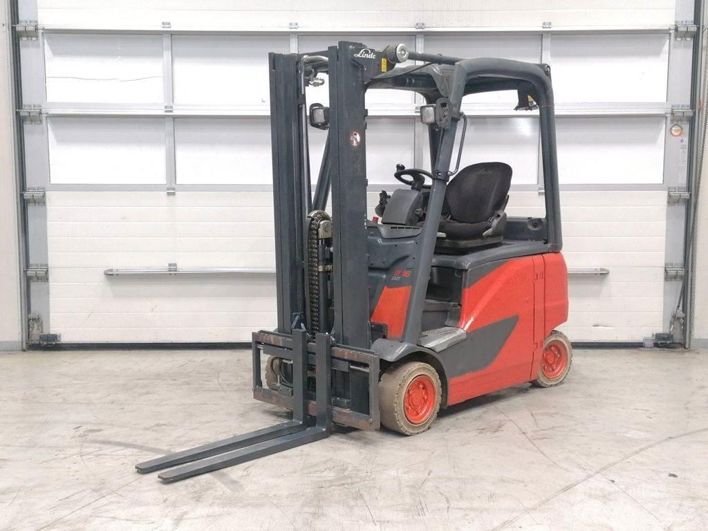 Linde E16PH-02 Stivuitor electric