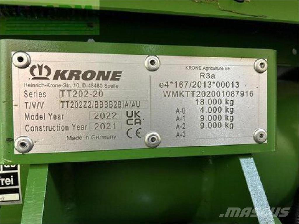 Krone mx 370 gl Grain / Silage Trailers