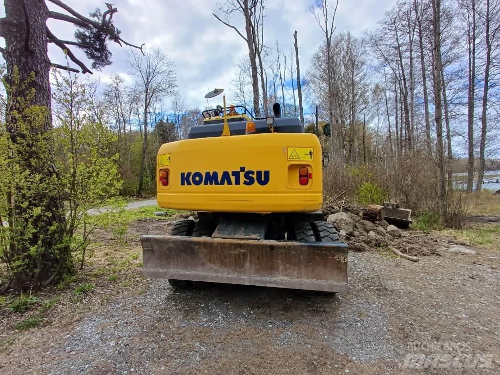 Komatsu PW 160-7E0 Excavatoare cu roti
