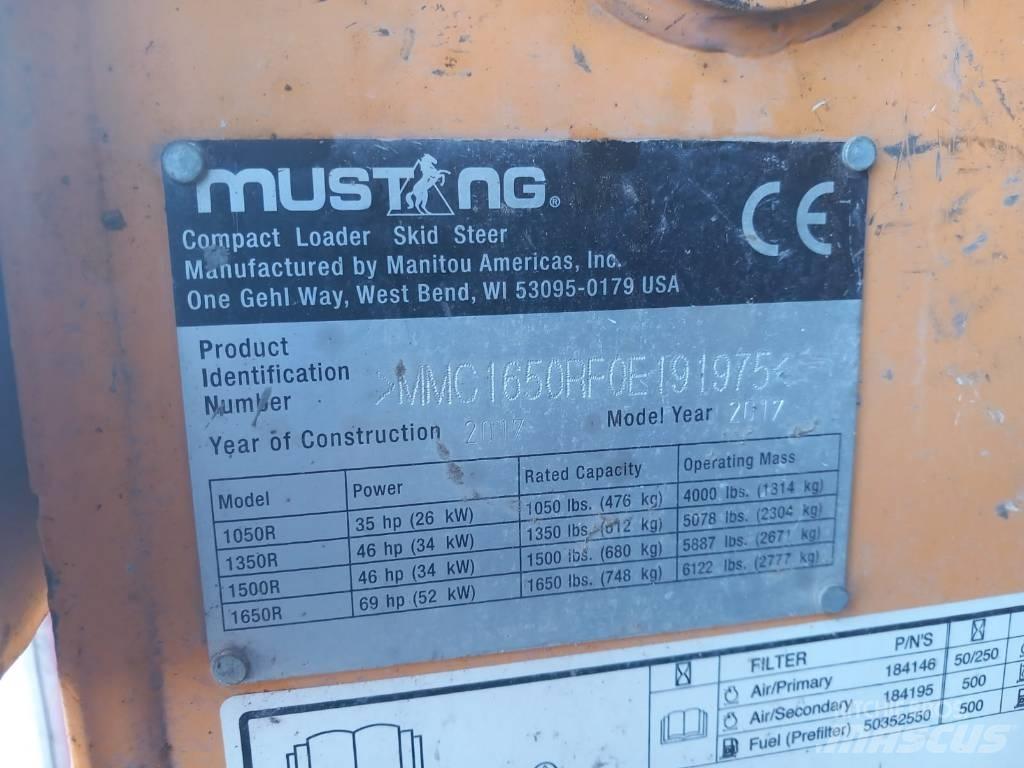 Mustang 1650 R Mini incarcator