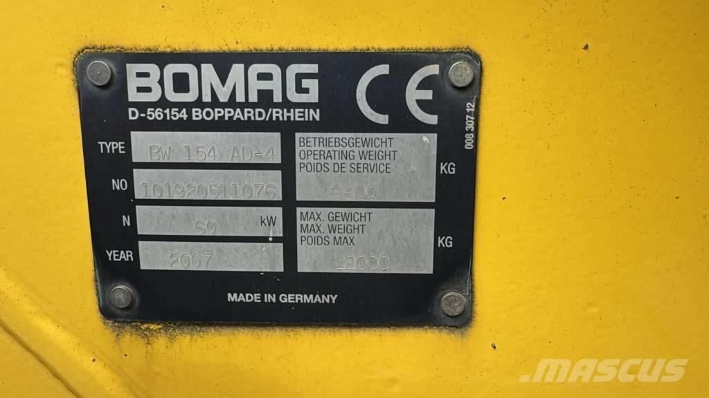 Bomag BW 154 AD-4 Cilindri compactori dubli