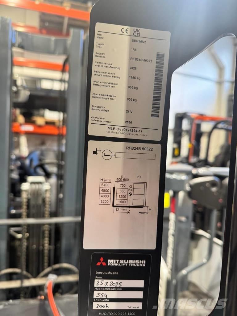 Mitsubishi SBR16N2 Transpaleti autopropulsanti