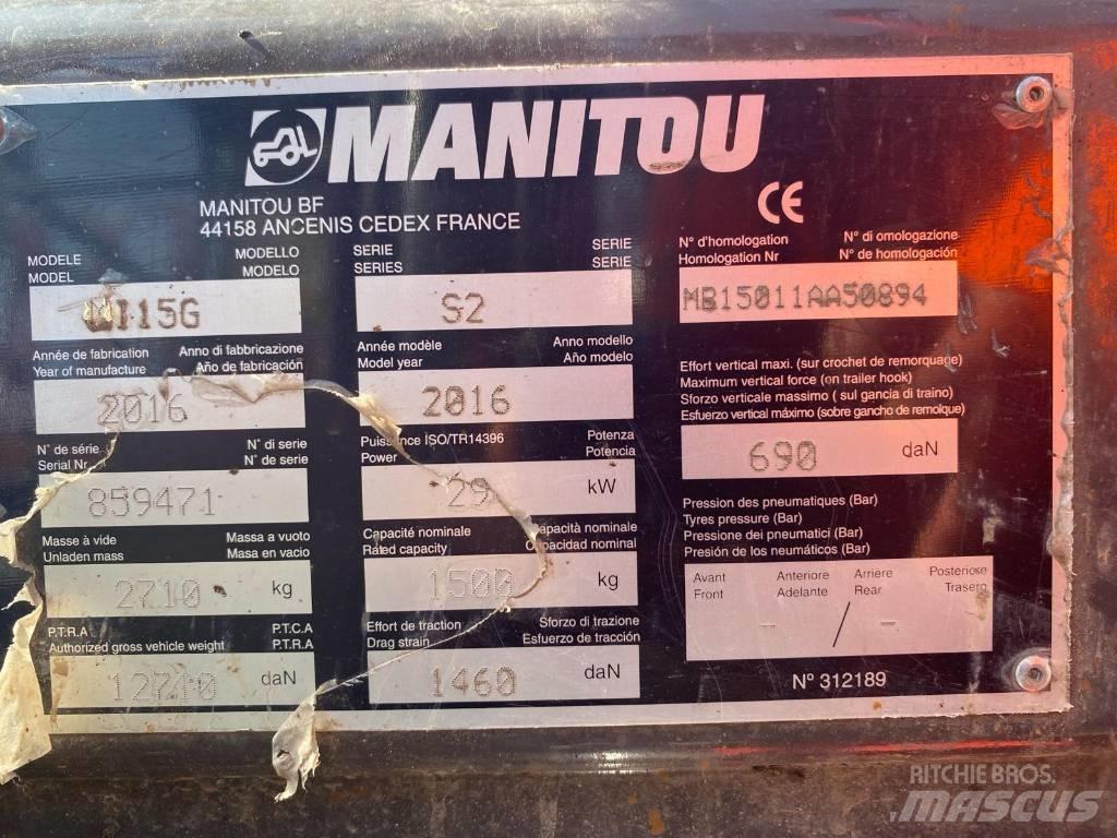Manitou MI 15 G Stivuitor GPL