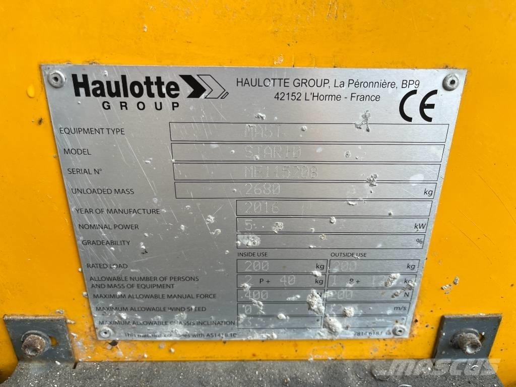 Haulotte Star 10 Ascensoare verticale catarg