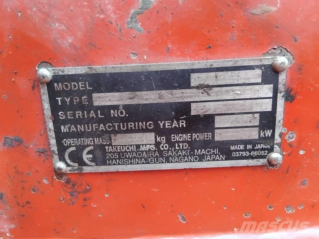 Takeuchi TB290 Mini excavatoare < 7t