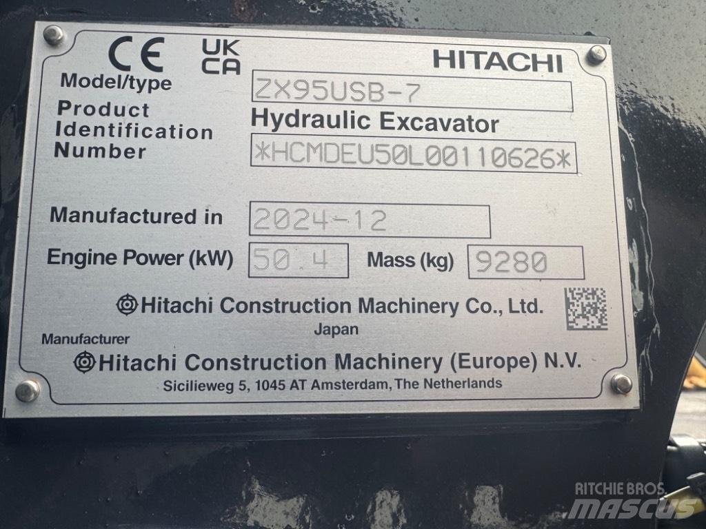 Hitachi ZX 95USB-7 Excavatoare 7t - 12t
