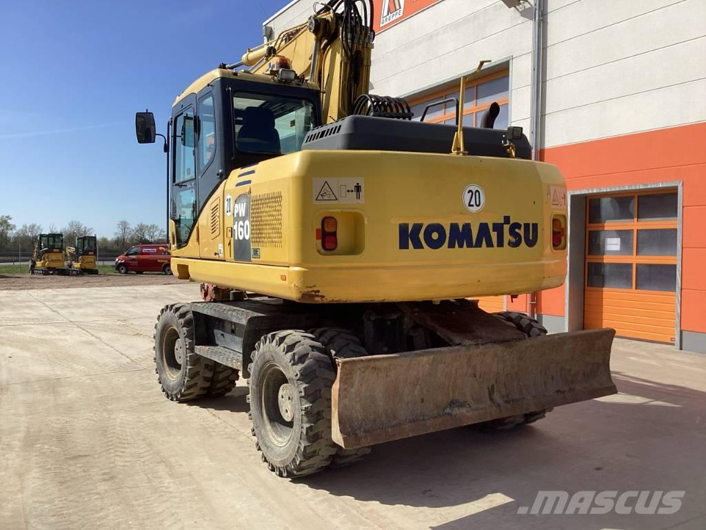 Komatsu PW 160-7E0 Excavatoare cu roti