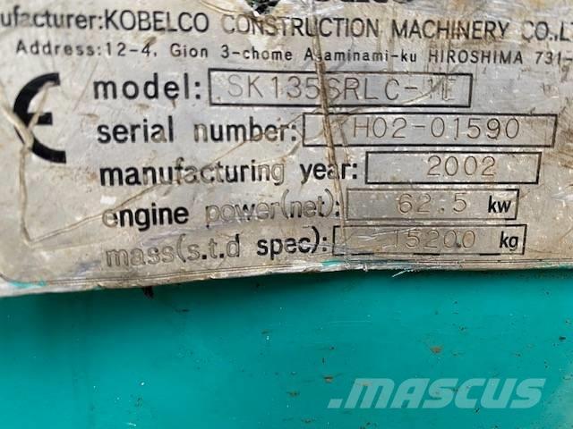 Kobelco SK 135 SR LC Excavatoare pe șenile
