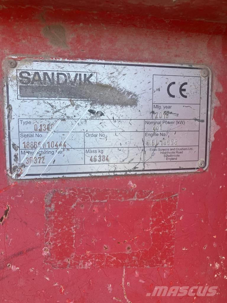 Sandvik QJ 340 Concasoare mobile