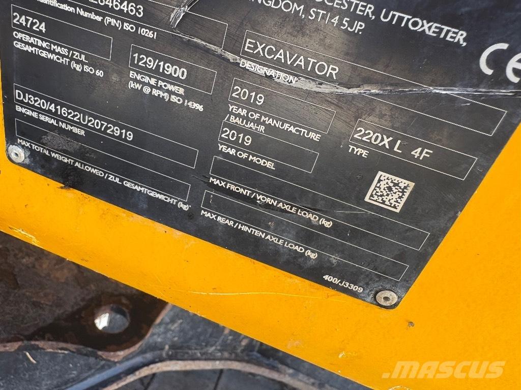 JCB 220X Excavatoare pe șenile
