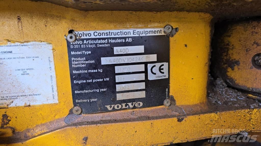 Volvo A 40 D Transportoare articulate