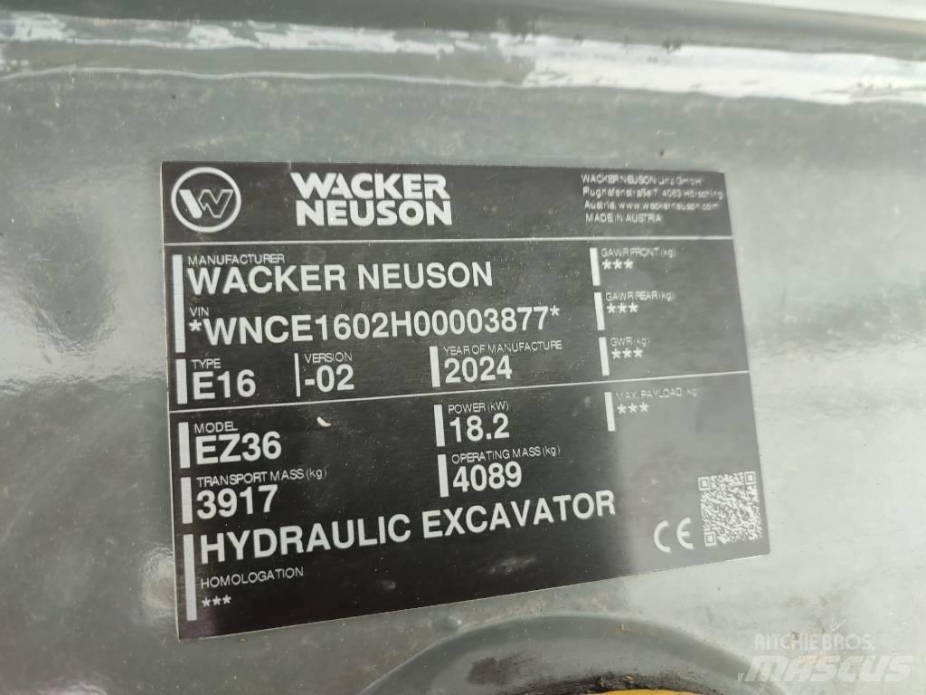 Wacker Neuson EZ 36 Mini excavatoare < 7t