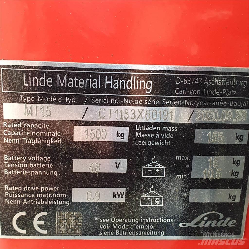 Linde MT15 Transpaleta manuala
