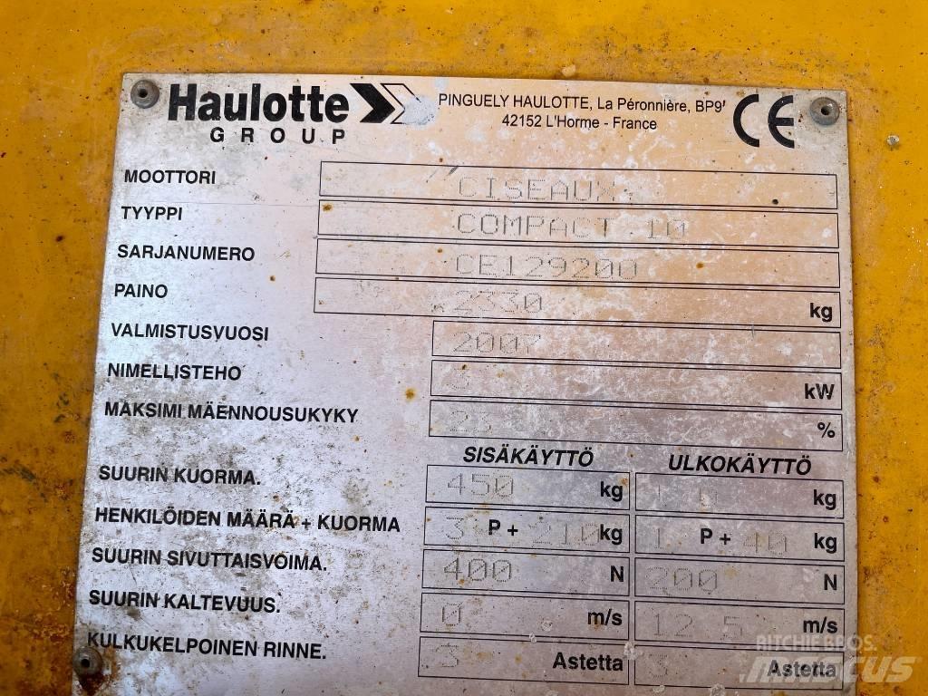 Haulotte Compact 10 Platforme foarfeca