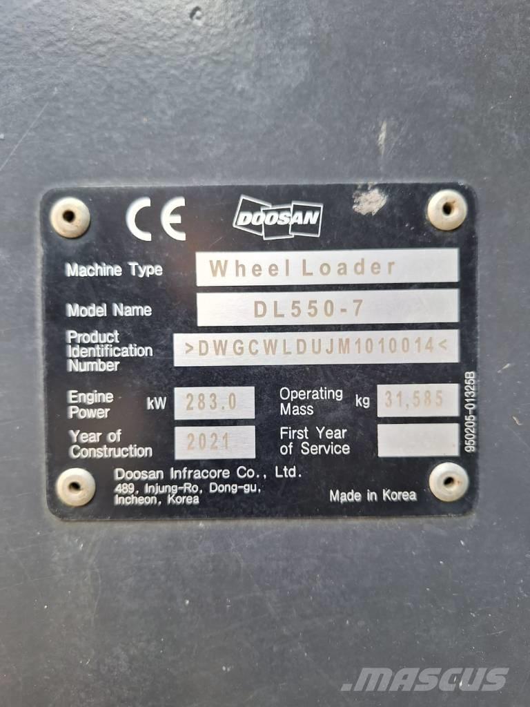 Doosan DL550-7 Incarcator pe pneuri